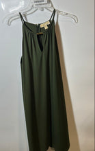 Load image into Gallery viewer, Michael Kors Womens Green Keyhole Sleeveless Maxi Dress Size Medium
