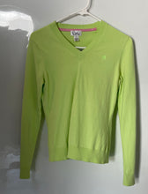 Load image into Gallery viewer, Lilly Pulitzer Womens Green Long Sleeve V-Neck Pullover Sweater Size XS