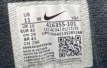 Load image into Gallery viewer, Nike Mens Air Monarch IV 416355-101 White Black Leather Sneakers Shoes Size 11 W