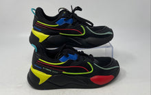 Load image into Gallery viewer, Puma Kids RS-X 382128-01 Black Red Yellow Lace-Up Sneaker Shoes Size 2.5C
