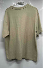 Load image into Gallery viewer, Zara Mens Beige Short Sleeve Crew Neck Regular Fit Pullover T-Shirt Size S