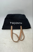 Load image into Gallery viewer, Pandora Womens Black Beige Double Handle Travel Mini Tote Bag