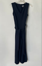 Load image into Gallery viewer, Calvin Klein Womens Blue Sleeveless V-Neck Regular Fit One-Piece Jumpsuit Size 4