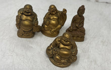 Load image into Gallery viewer, Lot Of 11 Pcs Mixed Variety Multicolor Decorative Laughing Buddha Mini Figurines