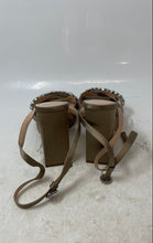 Load image into Gallery viewer, Zara Womens Brown Open Toe Block Platform Ankle Strap Heels Size 37