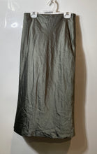 Load image into Gallery viewer, T Alexander Wang Womens Green Flat Front Side Zipper Long Maxi Skirt Size 0