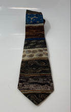 Load image into Gallery viewer, Brittany Bay Mens Multicolor Printed Adjustable Designer Tie