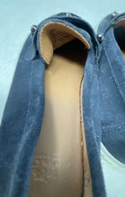 Load image into Gallery viewer, Coach Womens Corey A00974 Blue White Suede Horsebit Loafer Shoes Size 6.5B