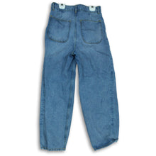 Load image into Gallery viewer, Zara Womens Blue 100% Cotton Medium Wash Straight Leg Jeans Pants Size 4