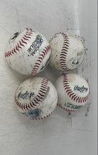 Load image into Gallery viewer, Lot Of 4 Pcs Rawlings White Red Stitch Outdoor Sports Baseball Balls