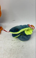 Load image into Gallery viewer, Lot Of 3 Pcs Ty The Beanie Babies Bird Duck Snake Plush Toy Collection