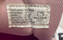 Load image into Gallery viewer, Hello Kitty Womens Pink White Leather Lace-Up Low Top Sneaker Shoes Size 9