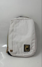 Load image into Gallery viewer, Fila Womens Calistoga White Black Adjustable Strap Zipper Convertible Sling Bag