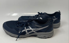 Load image into Gallery viewer, Asics Mens Gel-Venture 8 Navy Blue Gray Low Top Lace-Up Sneaker Shoes Size 12