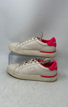 Load image into Gallery viewer, Coach Womens Lowline G5040 Beige Pink Leather Lace-Up Sneakers Shoes Size 7B