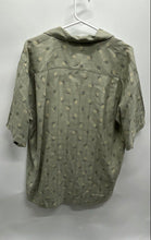 Load image into Gallery viewer, Tommy Bahama Mens Green Printed Silk Short Sleeve Collared Button-Up Shirt Sz M