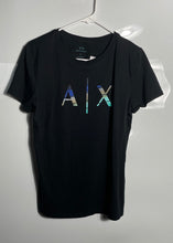 Load image into Gallery viewer, Armani Exchange Mens Black Short Sleeve Crew Neck Pullover T-Shirt Size Large