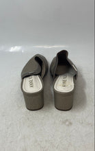 Load image into Gallery viewer, Anne Klein IFLEX Womens Therese Metallic Taupe Block Mule Heels Size 8.5