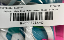 Load image into Gallery viewer, Nike Kids Jordan Tatum 2 HJ7382-303 Blue Pink Green Running Shoes Size 4Y