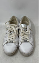 Load image into Gallery viewer, Michael Kors Womens Irving White And Silver Color Sneaker Shoes Size 9M