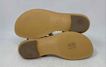 Load image into Gallery viewer, Michael Kors Womens MK Plate Pink Brown Open Toe Flat Thong Sandals Size 9M