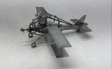 Load image into Gallery viewer, Decorative Metal Biplane Airplane Model Sculpture Spark Plug Nut Bolt Craft