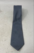 Load image into Gallery viewer, Ted Baker Mens Blue Jacquard Geometric Print Classic Lightweight Pointed Tie