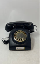 Load image into Gallery viewer, Antique Black Classical 1921 Rotary Dial Series Telephone Not Tested