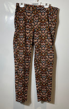 Load image into Gallery viewer, H&M Womens Multicolor Geometric Flat Front Straight Leg Ankle Pants Size 6