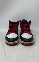 Load image into Gallery viewer, Nike Kids Air Jordan 1 Mid DQ8423-106 Red Black Lace-Up Sneaker Shoes Size 6Y