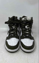 Load image into Gallery viewer, Nike Kids Dunk High Retro White Green Lace-Up Mid Top Sneaker Shoes Size 5Y