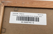 Load image into Gallery viewer, Scouting Is Outing Museum Store Framed Art Print Signed By Norman Rockwell