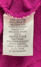 Load image into Gallery viewer, Ann Taylor Loft Womens Purple Cotton 3/4 Sleeve Pullover Blouse Top Size XS