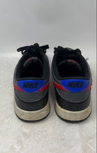 Load image into Gallery viewer, Nike Boys Dunk Low GS Black And Gray Leather Lace-Up Sneaker Shoes Size 6