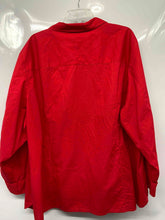 Load image into Gallery viewer, Tommy Hilfiger Mens Red Cotton Long Sleeve Collared Button-Up Shirt Size 3X