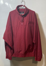 Load image into Gallery viewer, Jordan Mens Red Long Sleeve 1/4 Zip Pullover Bomber Jacket Size XL