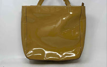 Load image into Gallery viewer, Fossil Womens Brown Patent Leather Inner Pocket Double Handle Tote Purse