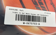 Load image into Gallery viewer, Wave Runner Light It Up! Glow In The Dark LED Basketball With Batteries & Pump