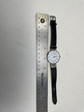Load image into Gallery viewer, Anne Klein Women's Silver-Tone Watch with White Dial Black Band (NCL)