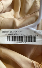Load image into Gallery viewer, 7th Avenue Womens Beige Sleeveless Peplum Blouse Top Size M