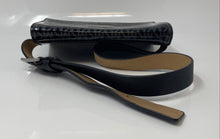 Load image into Gallery viewer, Michael Kors Womens Black Monogram Leather Adjustable Belt Bag & Fanny Pack