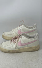Load image into Gallery viewer, Nike Boys Air Force 1 314219-130 White Pink Leather Lace-Up Sneaker Shoes 6.5Y