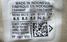 Load image into Gallery viewer, Converse Unisex CT All Star Hi 159484F Beige Sneaker Shoes Size M 6.5 W 8.5