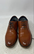 Load image into Gallery viewer, Bruno Marc Mens Brown Round Toe Lace-Up Oxford Dress Shoes Size 5
