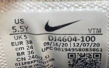 Load image into Gallery viewer, Nike Boys Air Max 270 DJ4604-100 White Lace-Up Running Shoes Size 5.5Y