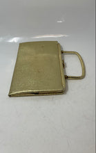 Load image into Gallery viewer, Stylemark Womens Gold Fold Inner Pockets Style Top Handle Clutch Purse