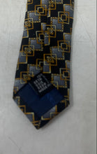 Load image into Gallery viewer, Oscar De La Renta Mens Multicolor Geometric Print Silk Adjustable Designer Tie