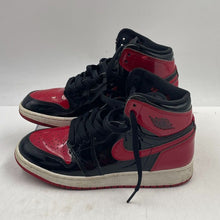 Load image into Gallery viewer, Authentic Nike Kids Jordan 1 Retro High OG Black Red Sneaker Shoes Size 5.5Y