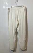 Load image into Gallery viewer, Calvin Klein Womens Off White Flat Front Drawstring Ankle Pants Size Large