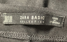 Load image into Gallery viewer, Zara Basic Womens Black Zipper Detail Pull-On Skinny Leg Ankle Pants Size XS